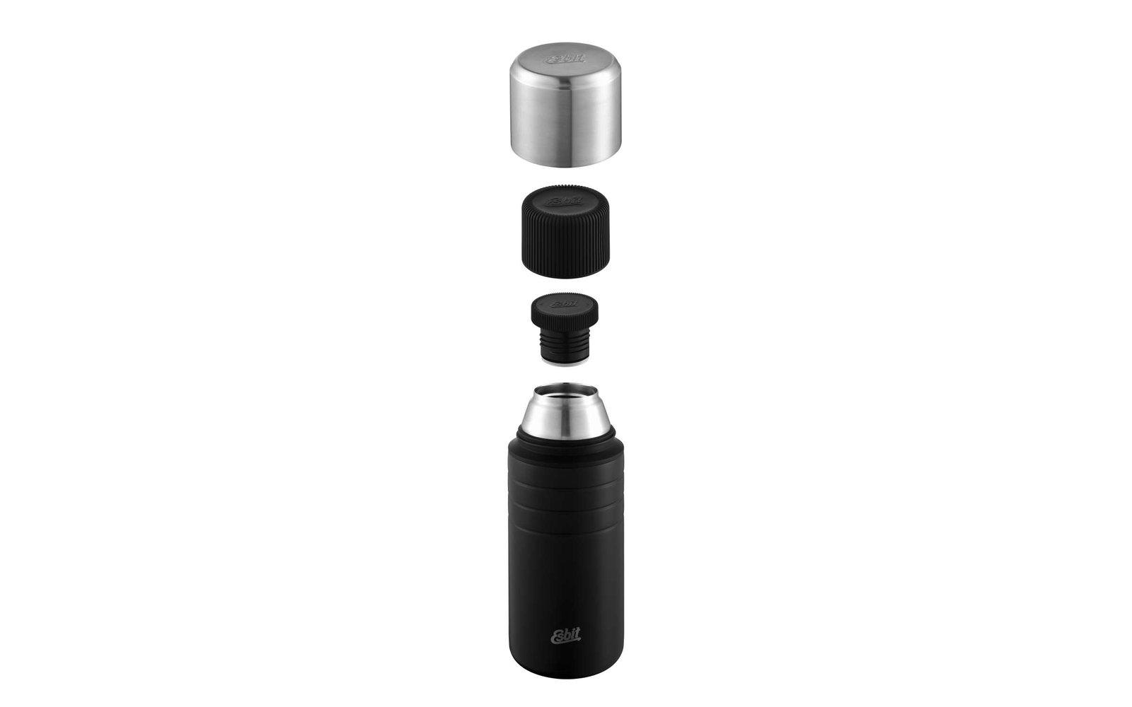 Esbit Majoris Edelstahl Isolierflasche 500 ml  silber