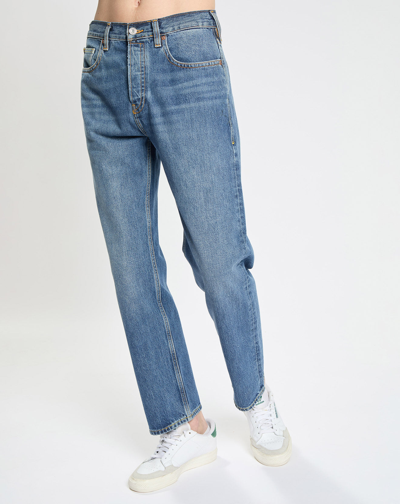 Scotch & Soda Jean Straight Coton Organic bleu jean moyen