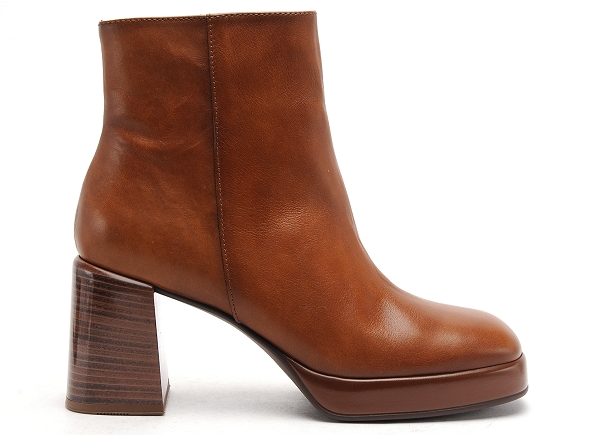 Hispanitas boots bottine talons femme hi233031 marron