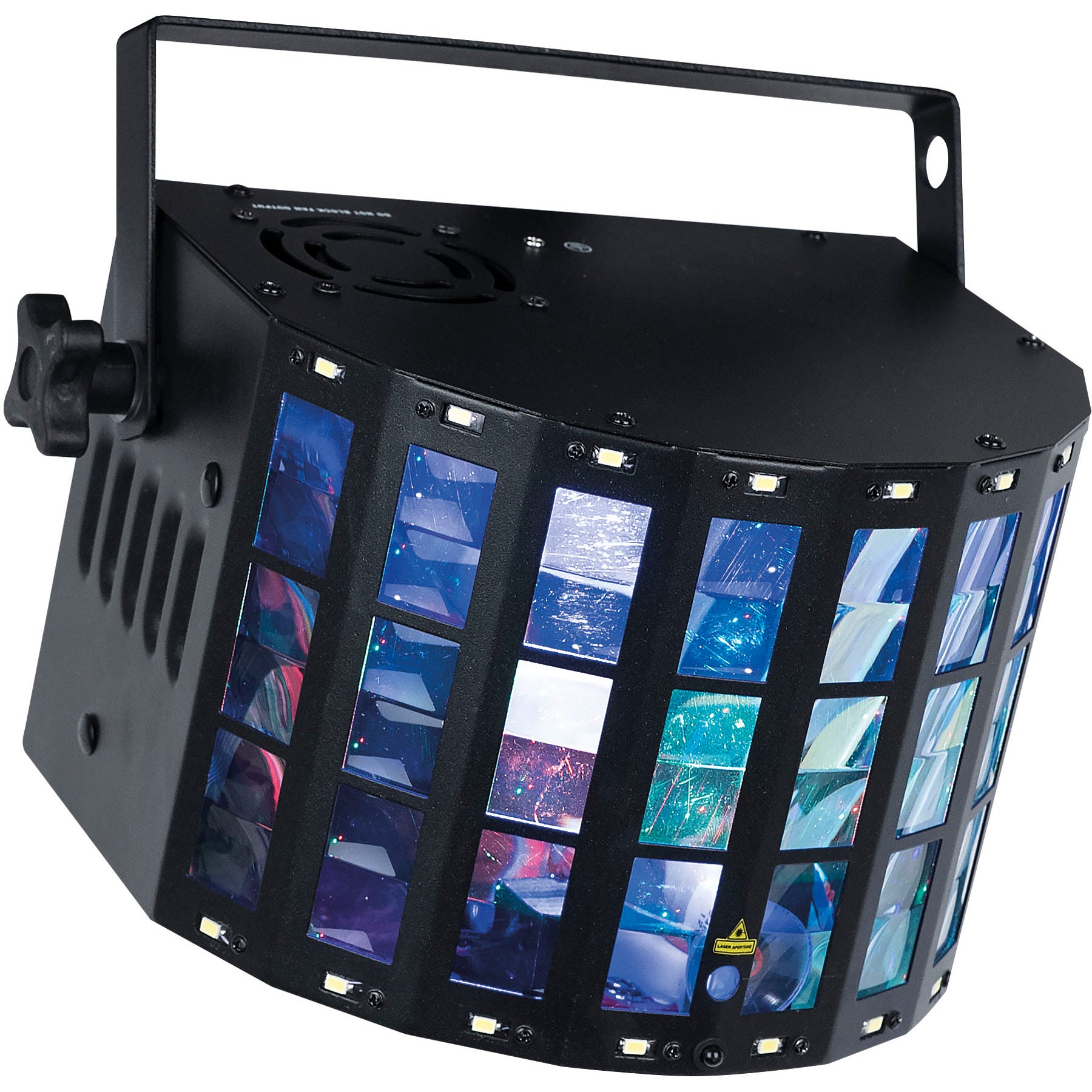 Showtec Energetic LED derby patroonlaser en SMD strobe