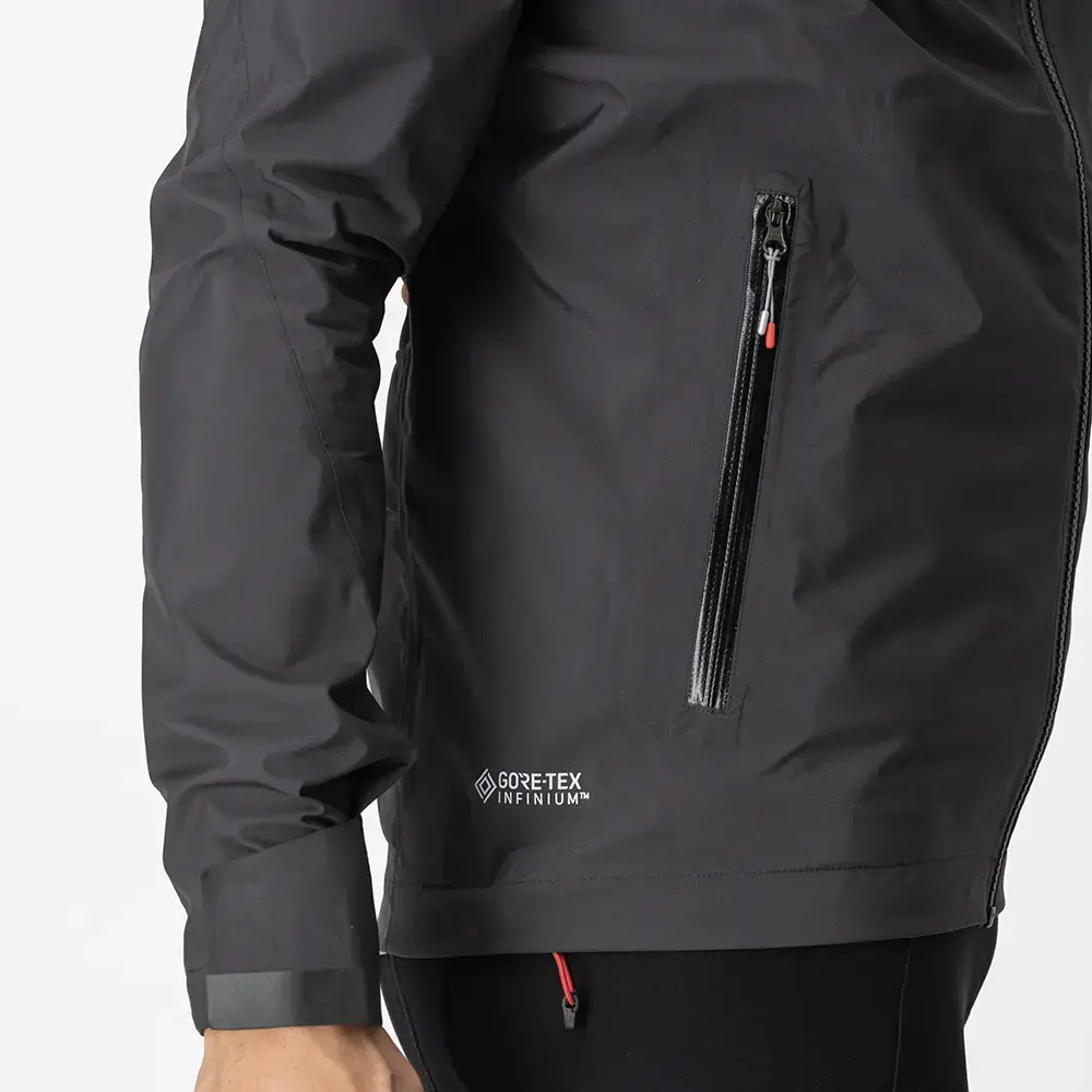 Castelli Trail GT Fietsjack Donkergrijs Heren