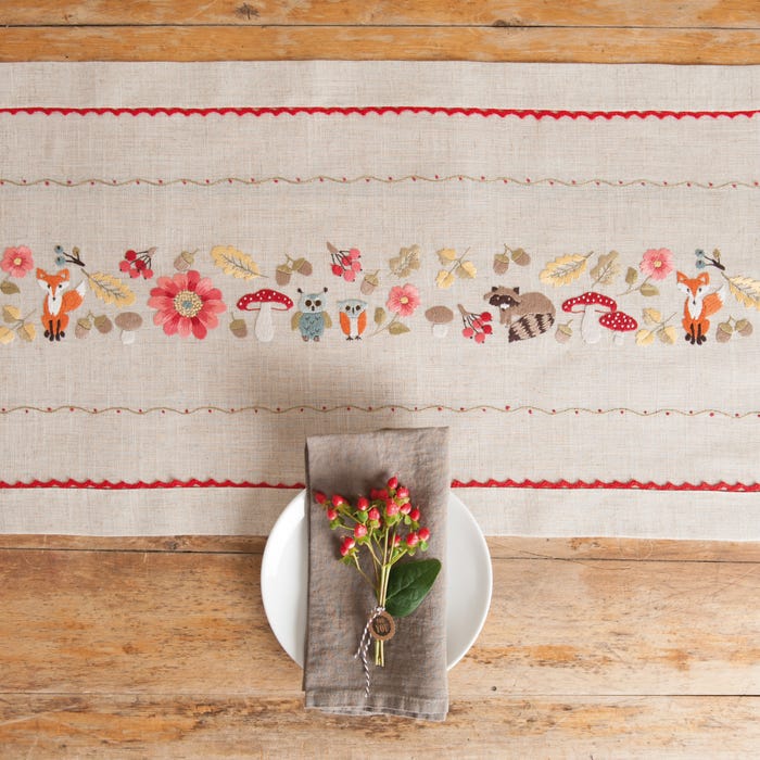 Rico Design-Borduurpakket tafelkleed herfst