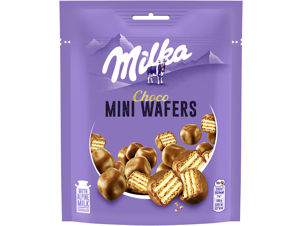 BOLACHAS MILKA MINI WAFERS 110G