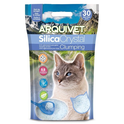 Cama aglomerante de cristais de sílica para gatos - Aroma neutro