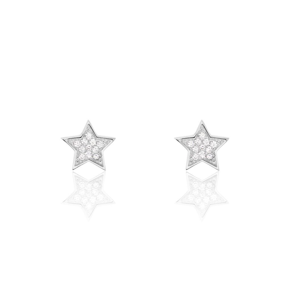 Boucles D'oreilles Puces Mechthil Argent Oxyde De Zirconium