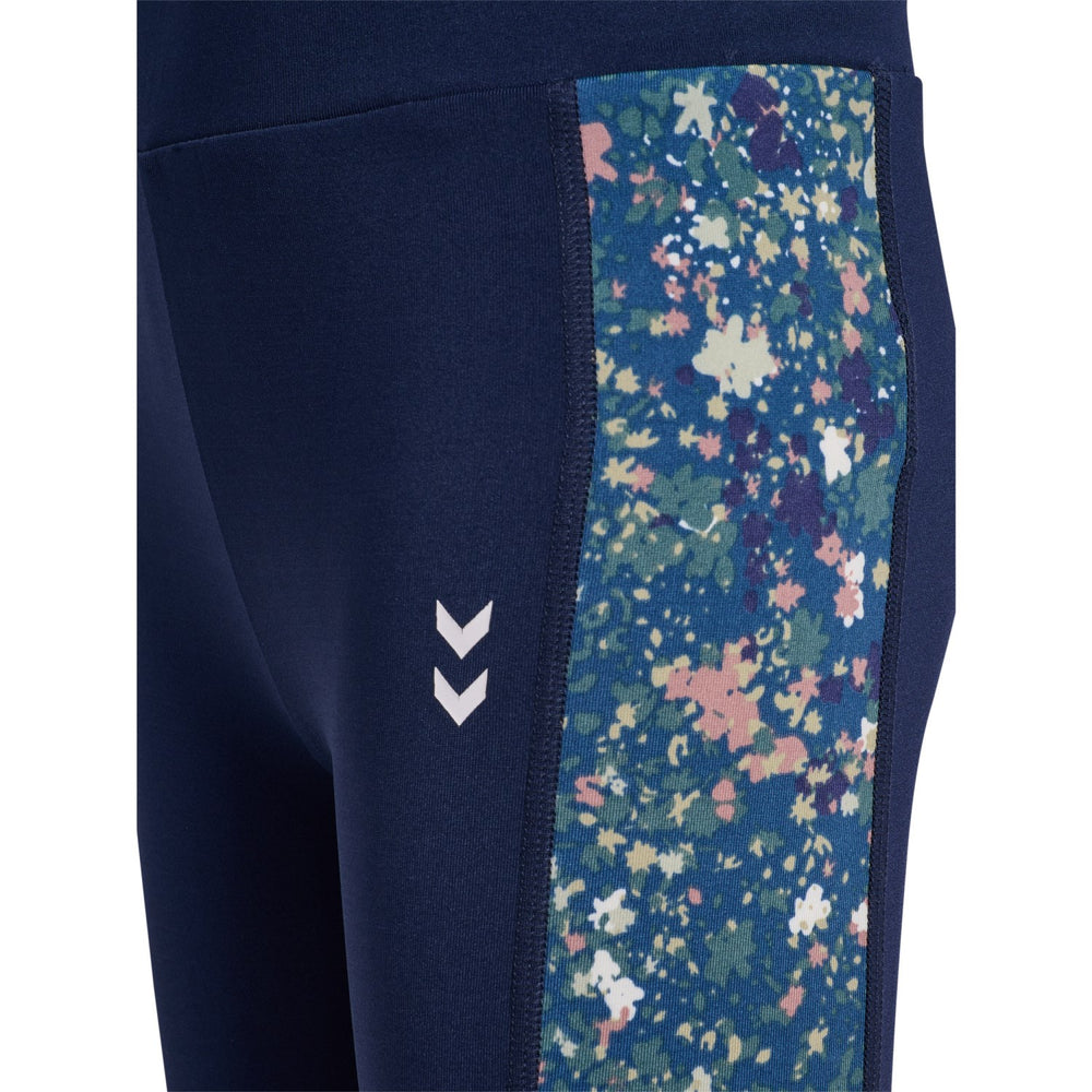 Køb Hummel Dress Blues/Riverside Mix Mid Waist Tights