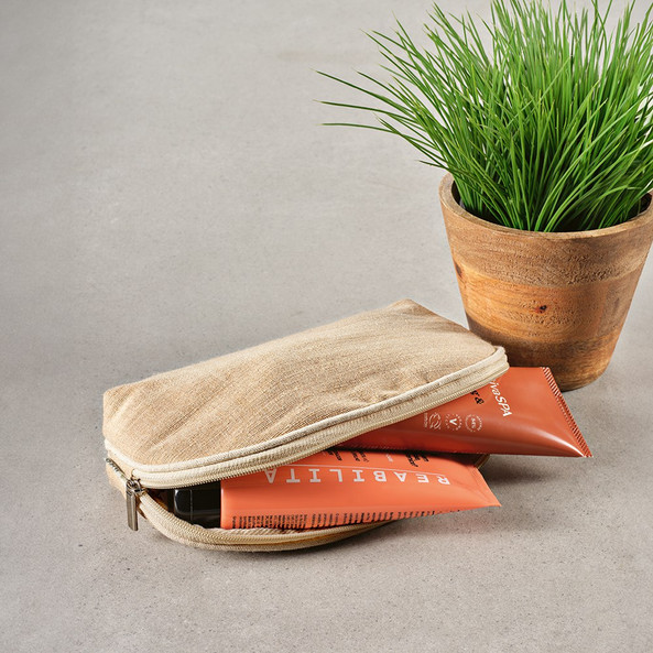 Aodaci ATB006 - Trousse de toilette Dehli Juco 260 gsm