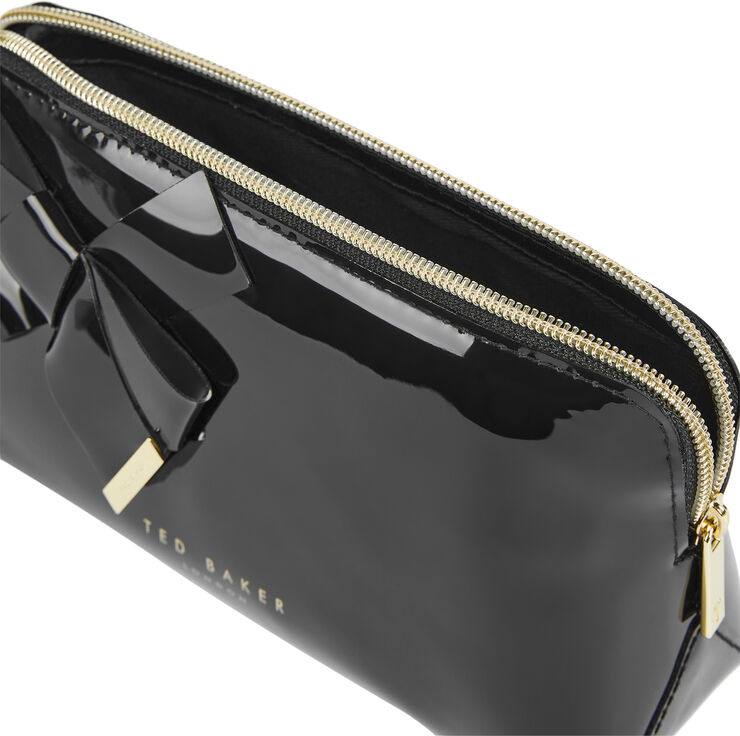 Ted Baker NICOLAI Knot Bow Makeup Bag Black