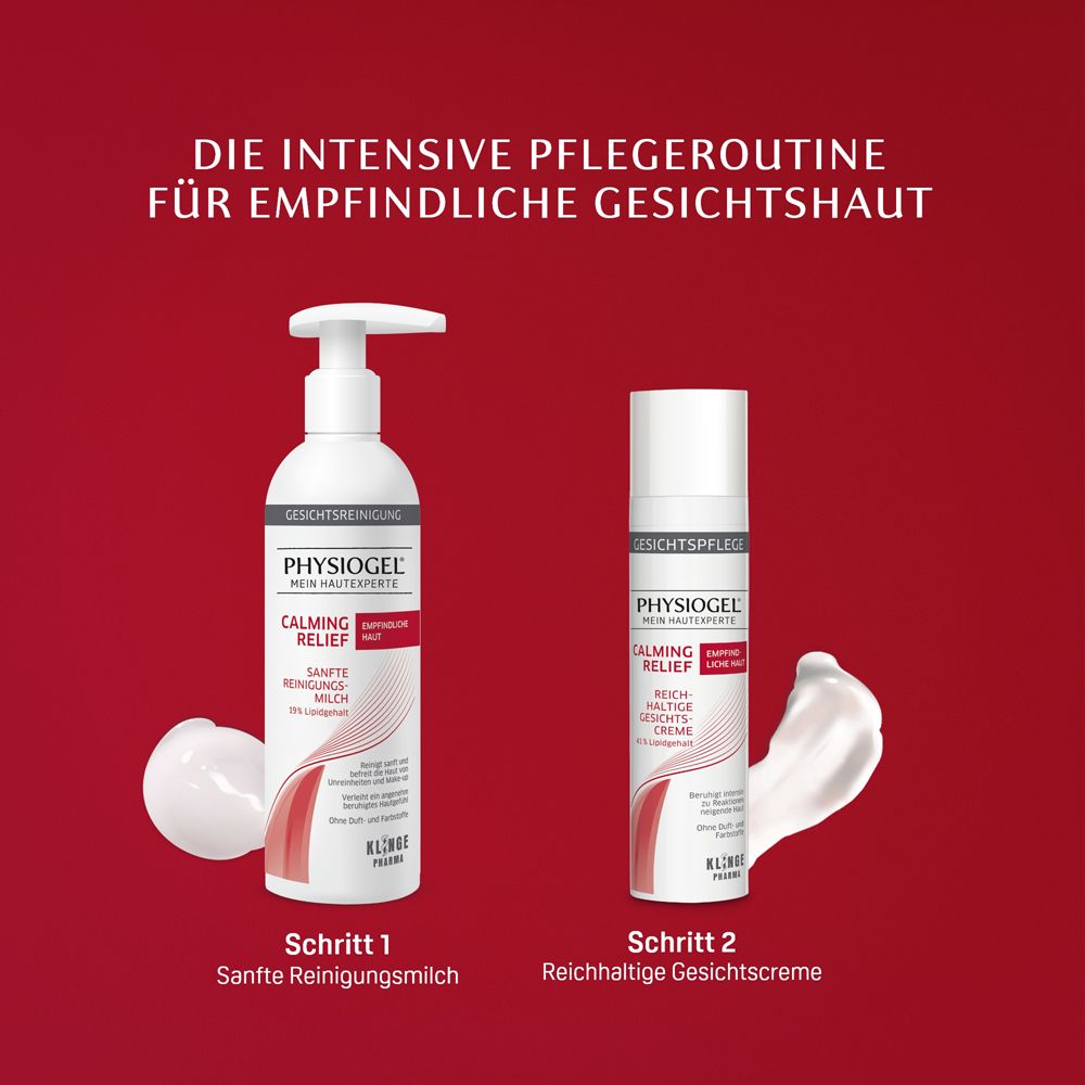 PHYSIOGEL® Calming Relief Sanfte Reinigungsmilch 200ml - empfindliche Haut