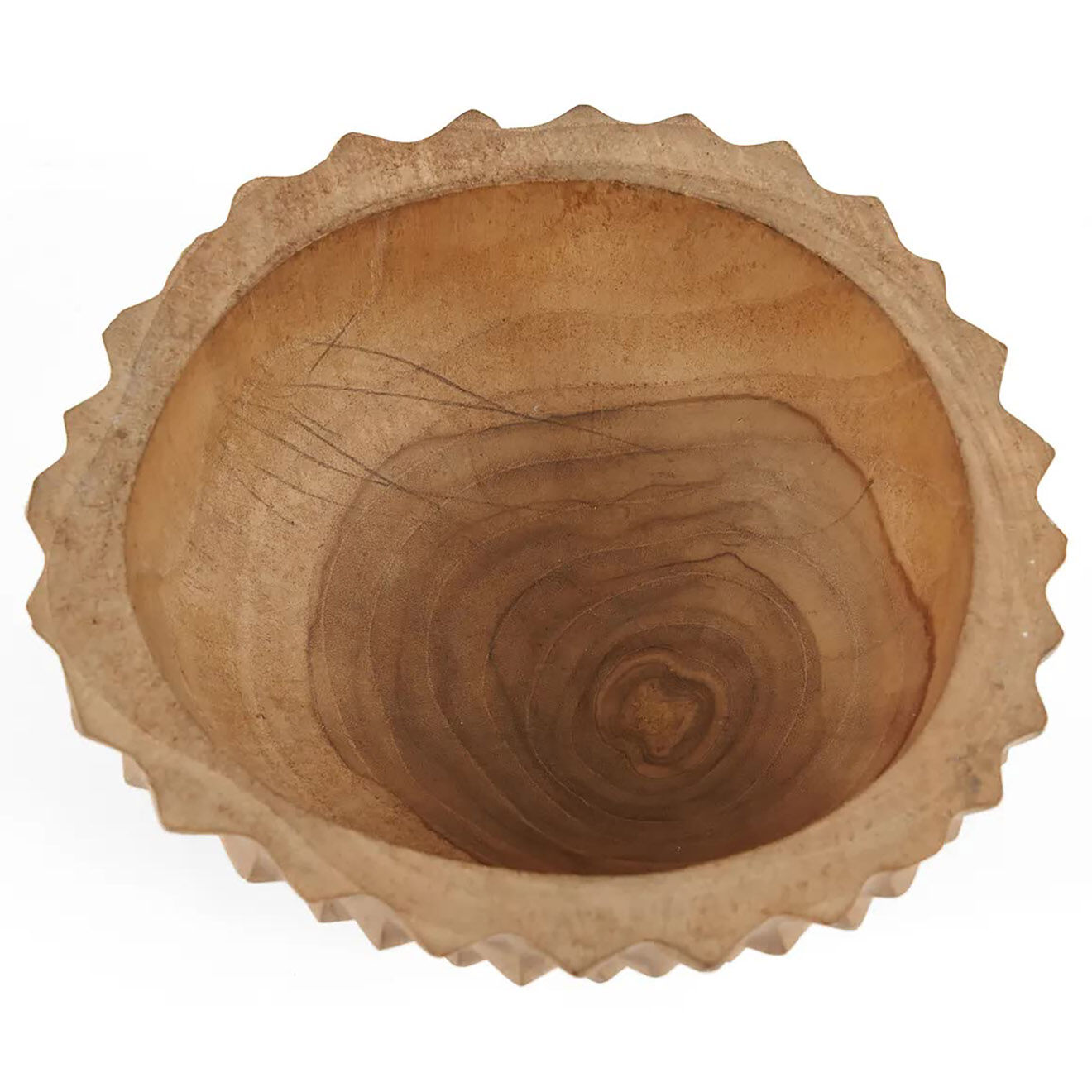 Bazar Bizar Bol en teck Durian naturelle - D.20 cm