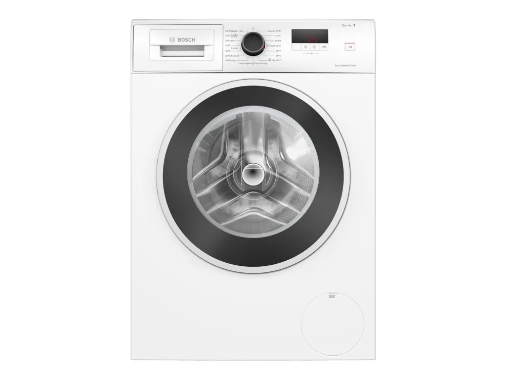 Bosch Serie | 2 WGE0240ASN - Vaskemaskine - Niche - bredde: 60 cm - højde: 85 cm - frontbetjening - 65 liter - 7 kg - 1400 rpm - hvid