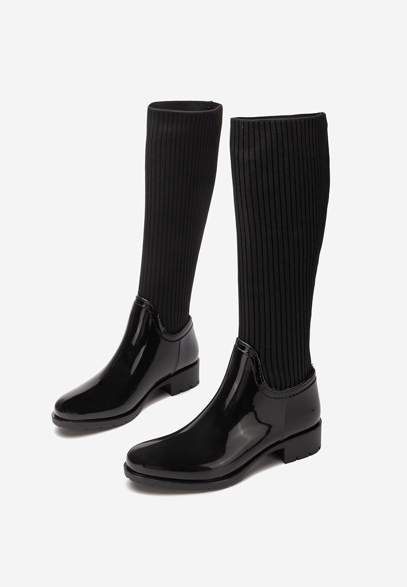 Bottes chaussettes noires Filebra