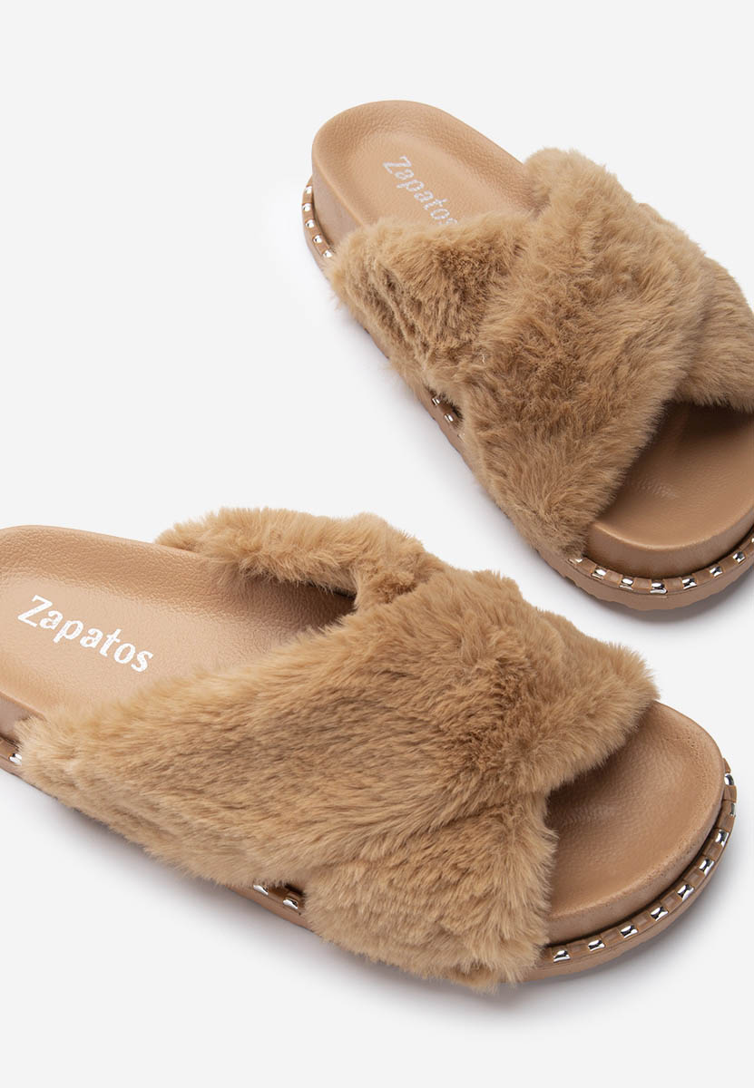 Pantoufles femme chameau Lightness