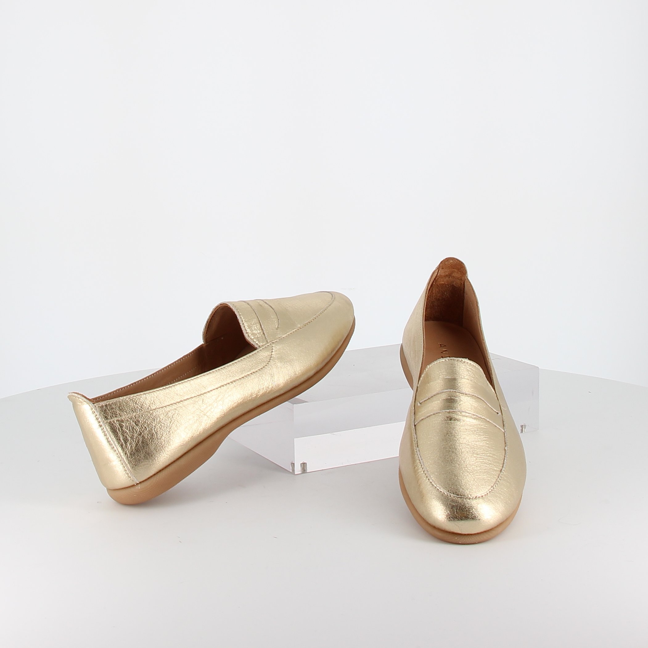 André - Mocassins LUCIOLE Or