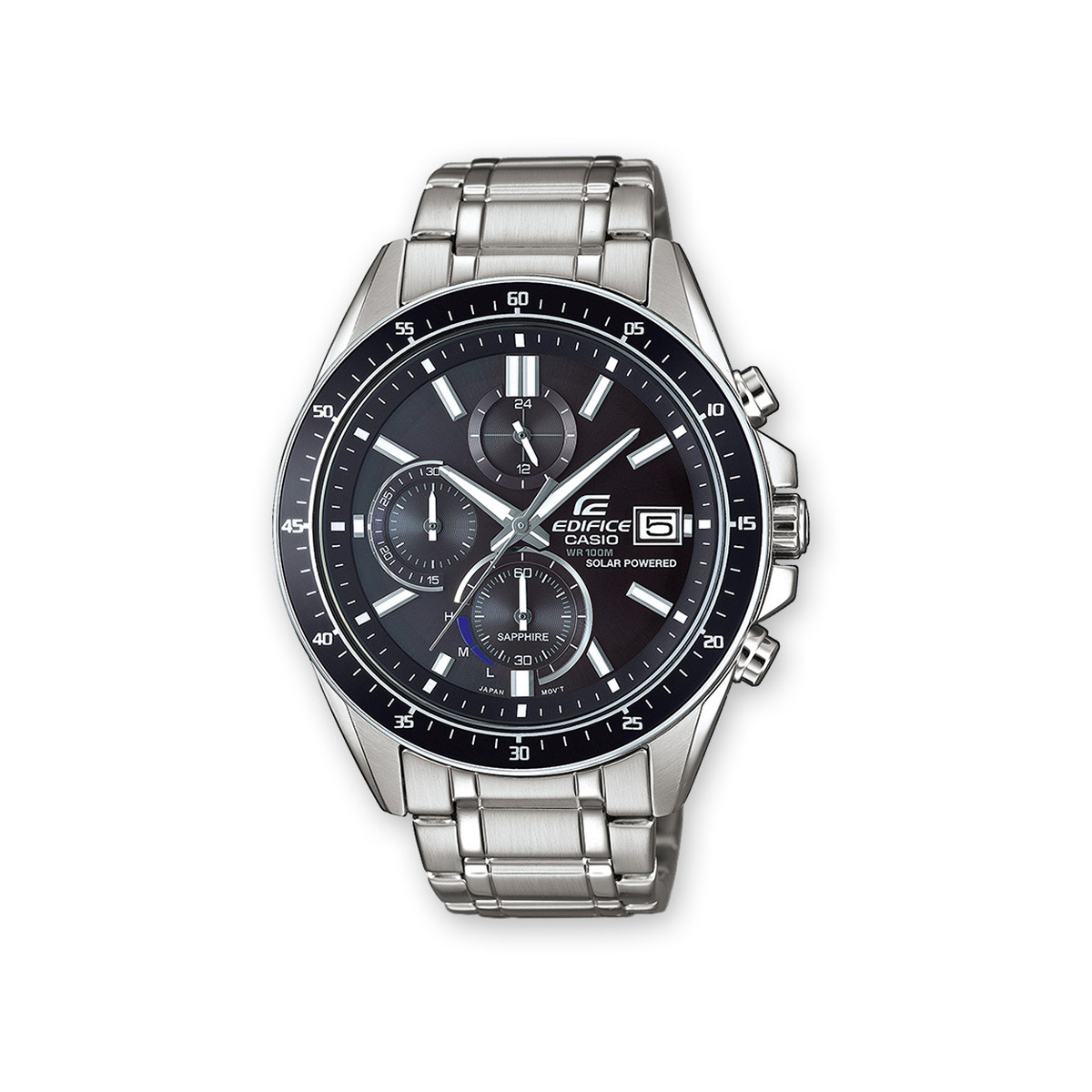 Montre Casio homme solaire acier