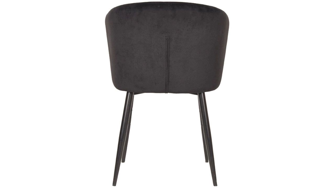Eetkamerstoel Zwart UK-30.395 Wave B58 x D60 x H85 cm