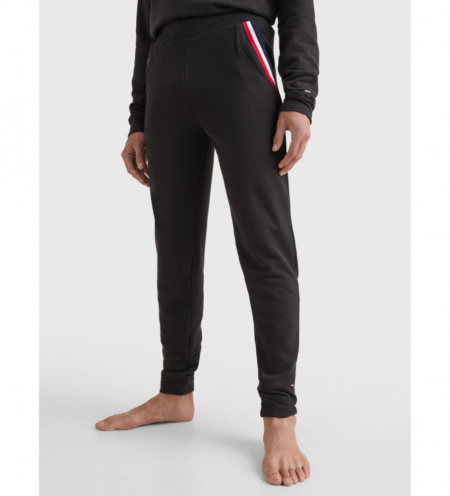 Calça de fato de treino Tommy Hilfiger, preta