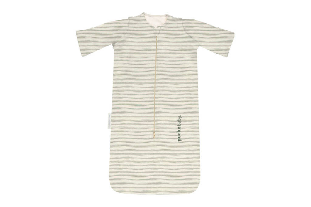 The Bag New Born slaapzak Green Stripes 0-6 mnd