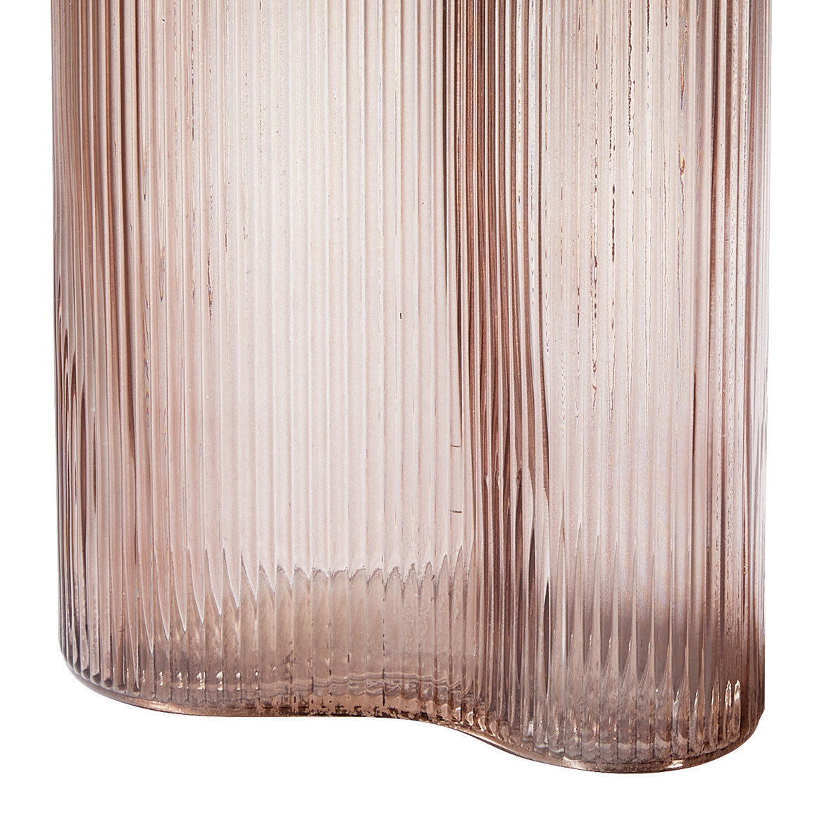 Große Vase in organischer Form helllila