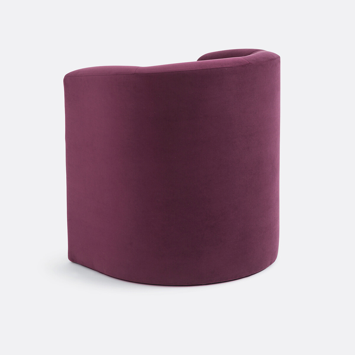 LA REDOUTE INTERIEURS<br>Tafel fauteuil em fluweel, Nolami