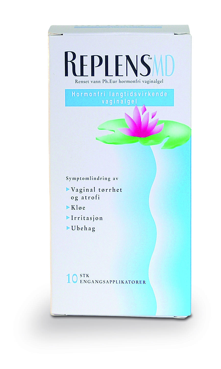 Replens MD Hormonfri Vaginalgel 10 stk