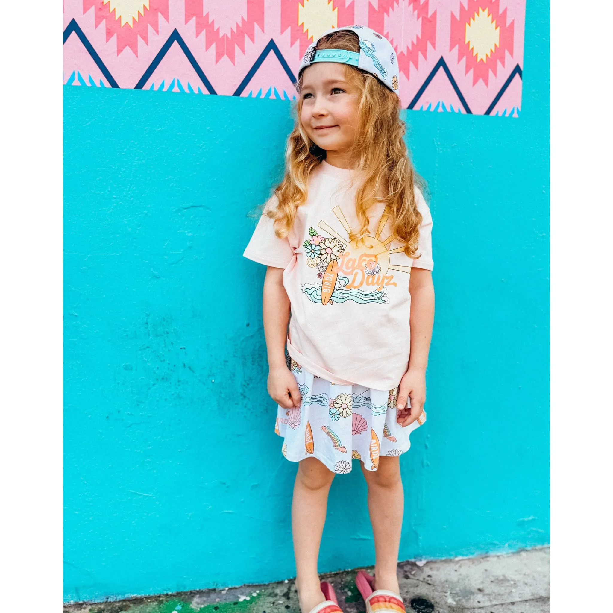 Birdz Jupe Imprimé Lake Dayz Camp 2-10ans