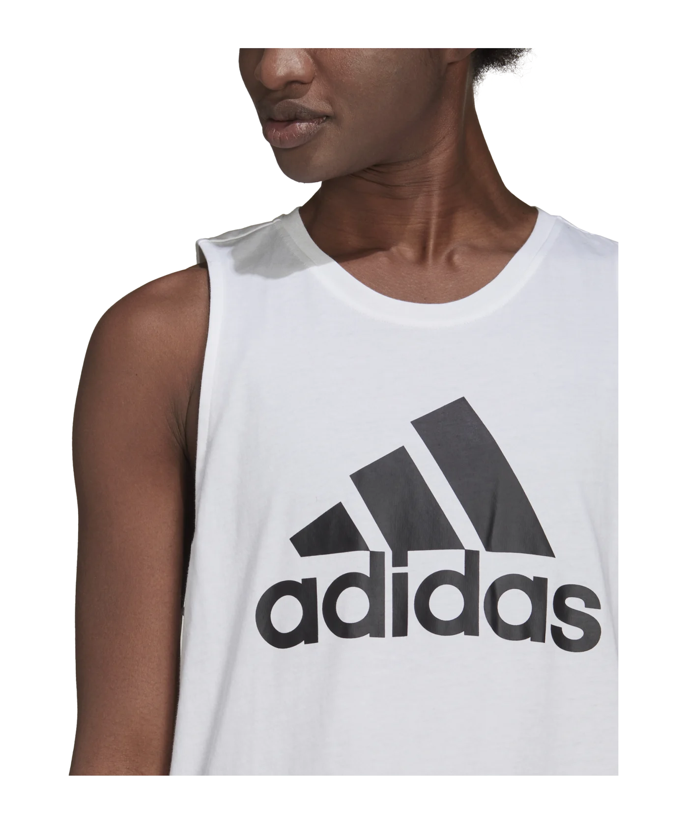 adidas Essentials Big Logo Tanktop Damen Weiss