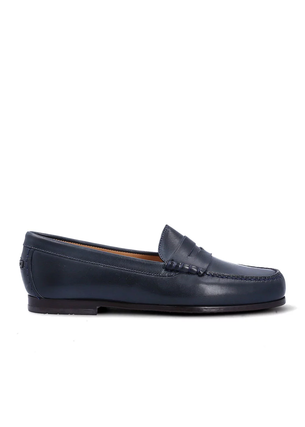 MOCASSIN WINTER MOC CUIR MARINE