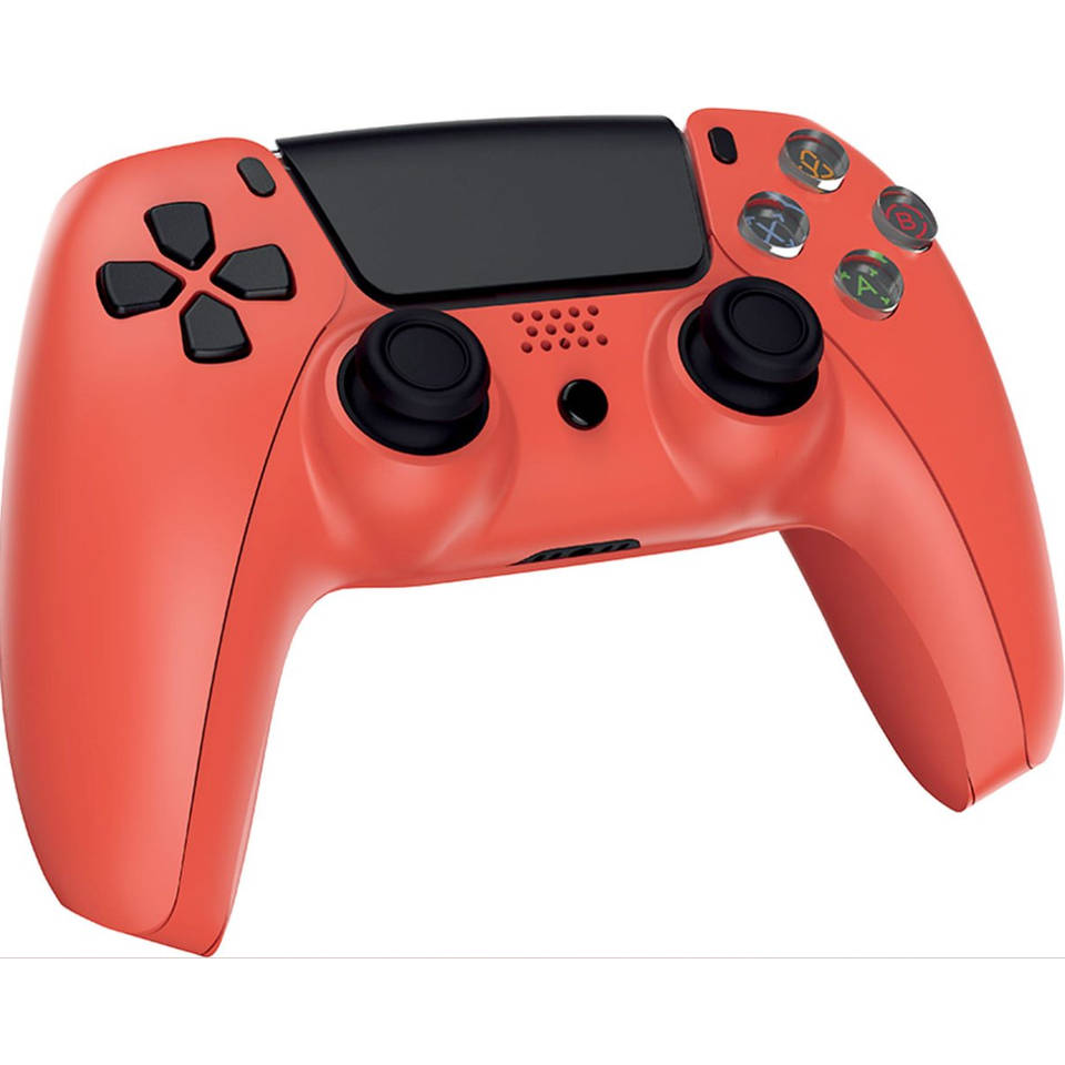 Qware Gaming PS4 draadloze controller - rood