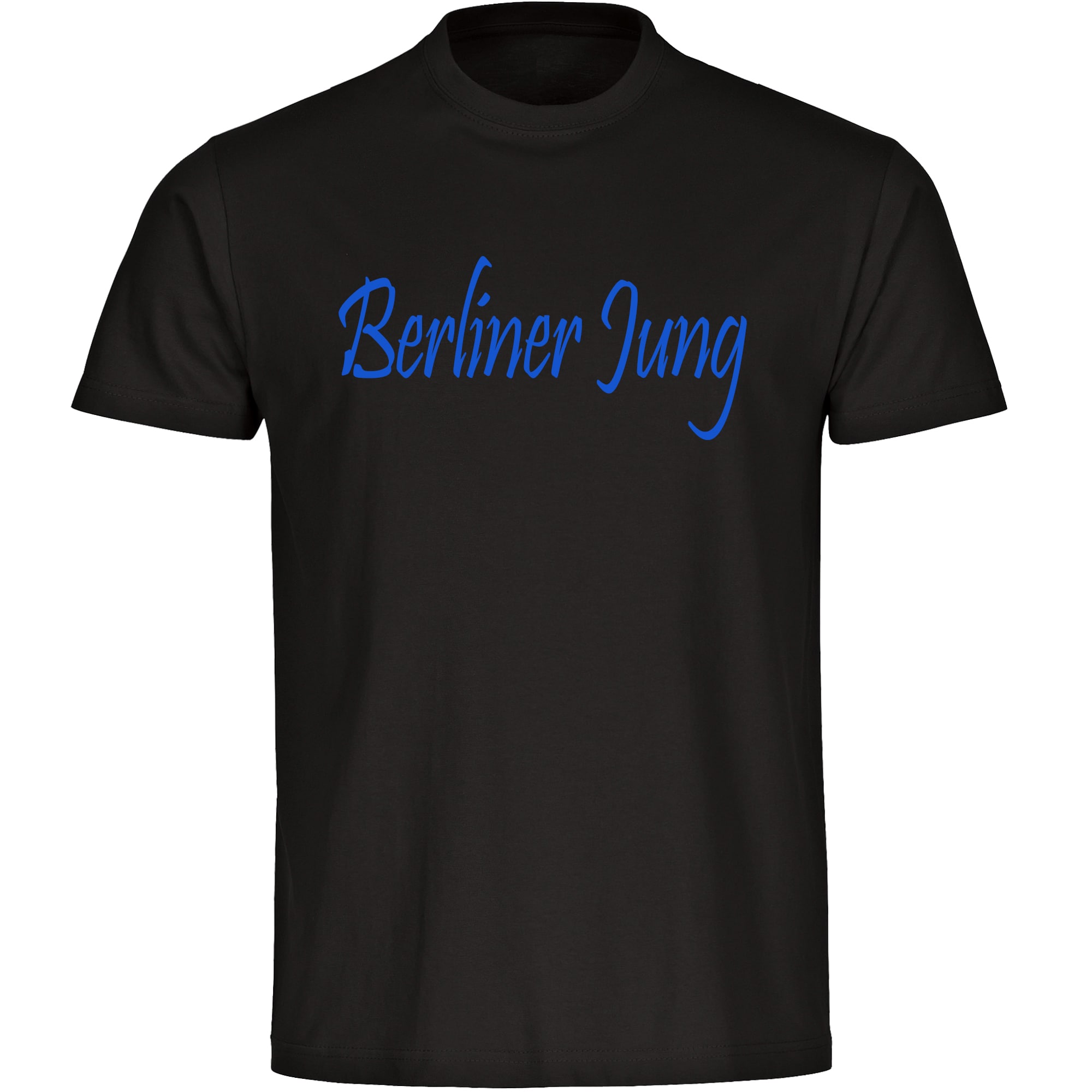 multifanshop® Kinder T-Shirt - Berlin blau - Berliner Jung - Druck blau