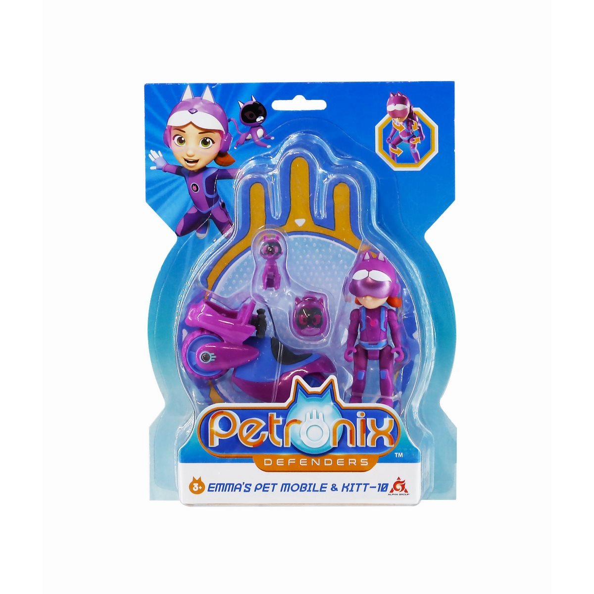 Figurine Petronix & Moto Petmobile