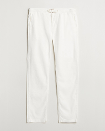 Morris Fenix Linen/Cotton Trousers Off White