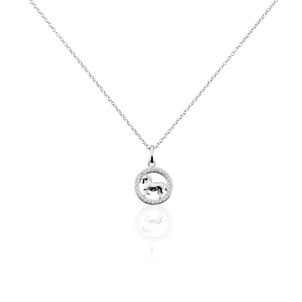 Collier Ayeline Argent Blanc Oxyde De Zirconium