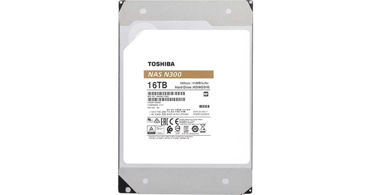 ToshibaN300 10 TB harde schijf  (SATA 6 Gb/s)