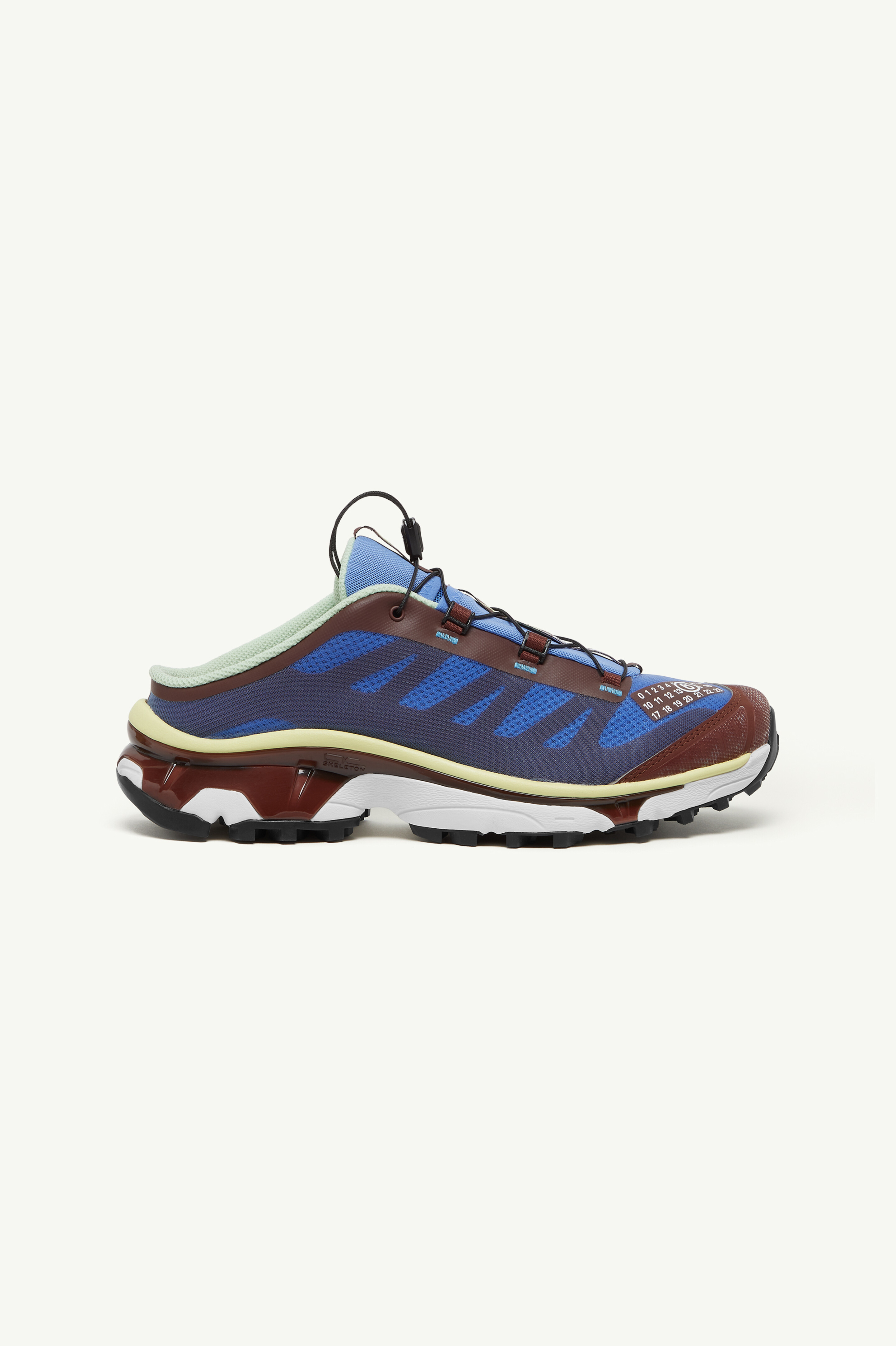 Blue Women's Sneaker Mules MM6 x Salomon | MM6 Outremer, rhum raisin et iris jaune
