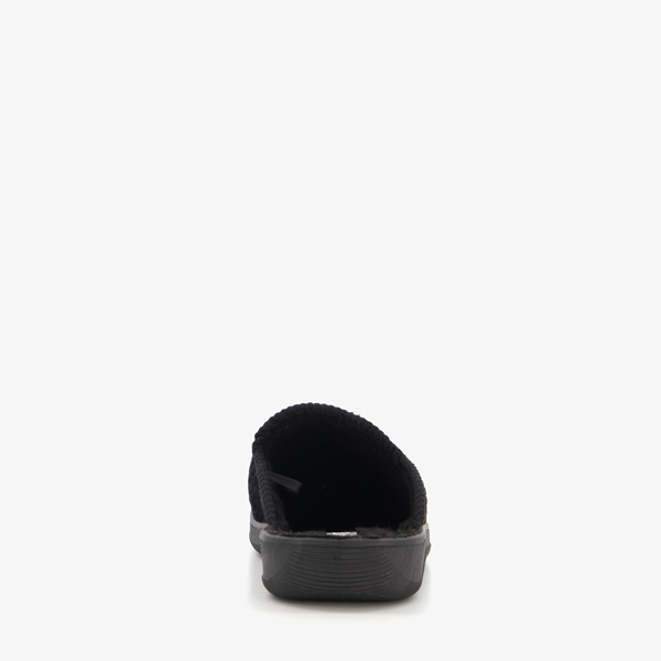 Thu!s heren pantoffels met ribstof zwart