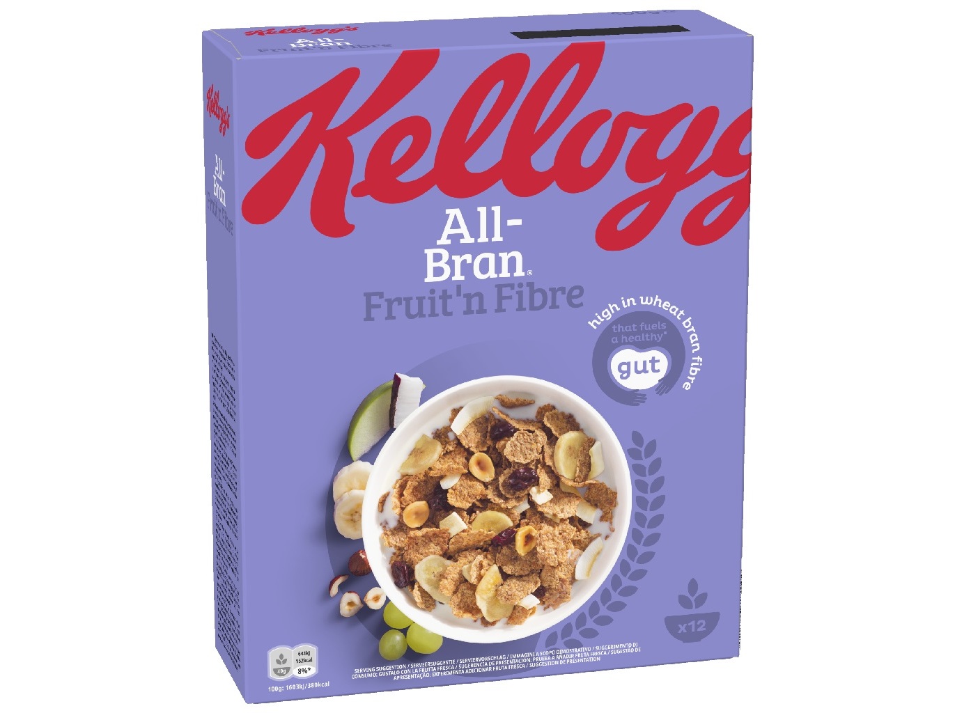 CEREAIS KELLOGG'S ALL BRAN FRUTA E FIBRA 500G