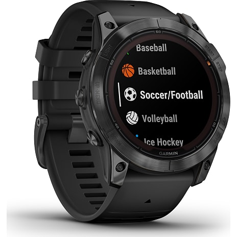 Garmin Fenix 7X Pro Solar 51 mm sportsur - sort
