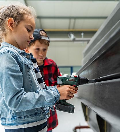 Bosch Mini Stor Skruemaskine m. Lys/Lyd - Leget?j -  Grøn