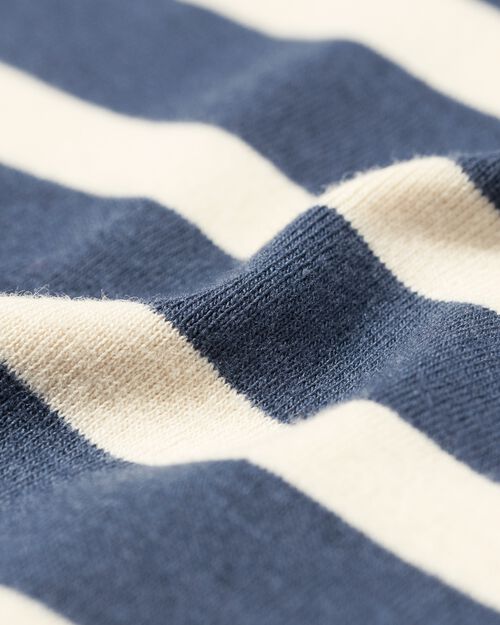 t-shirt femme col bateau bleu