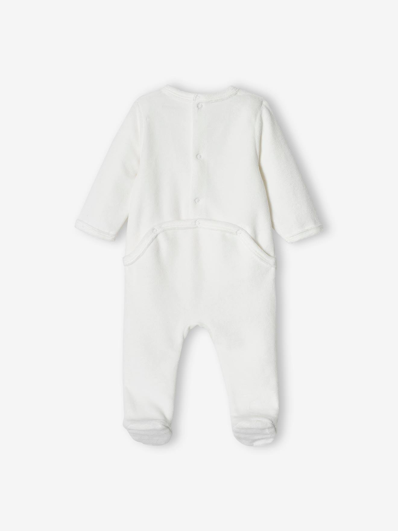 Conjunto com 2 macacões de veludo para bebê 