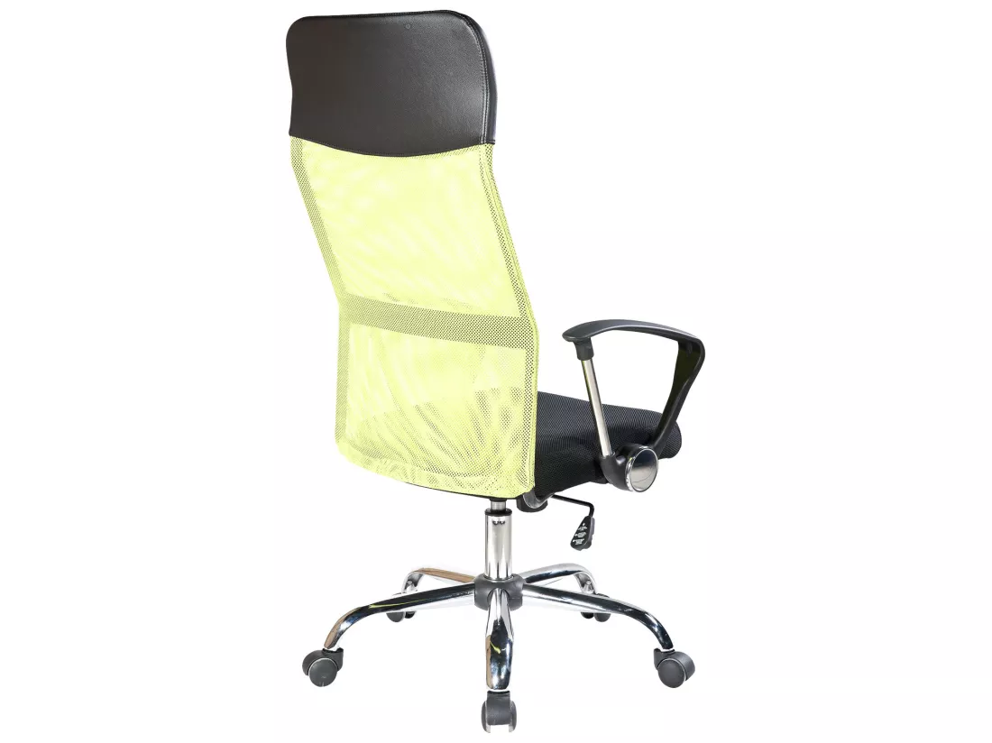 Armchair Chaise Ergonomique Noir Vert Bureau 113/123x57,5x58,5