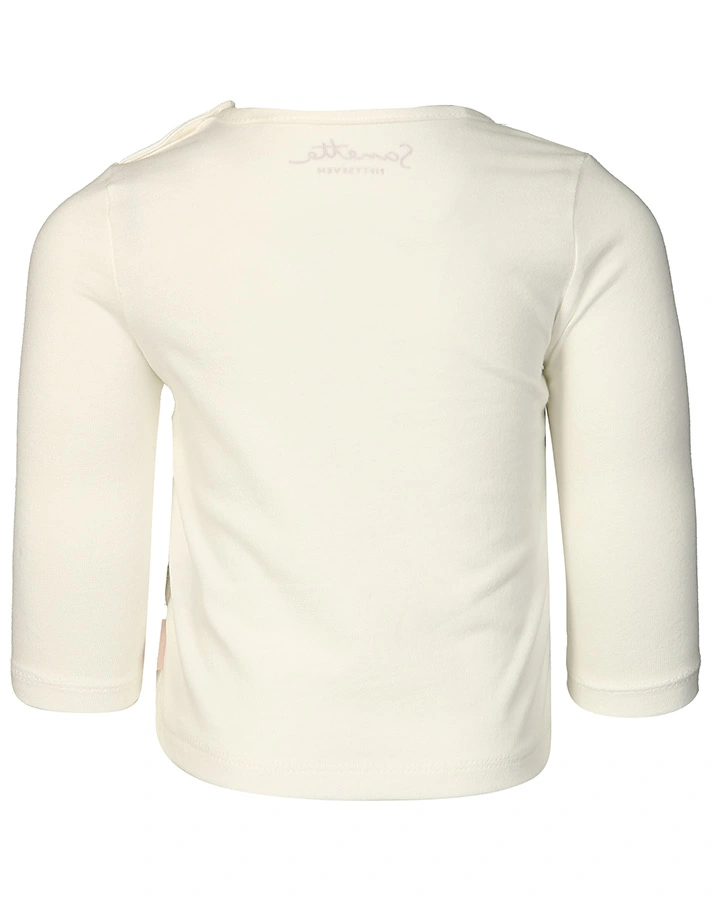 Langarmshirt BEAUTIFUL SWAN in weiß