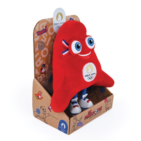 Mascotte Peluche Jeux Olympiques 2024 - 25 cm