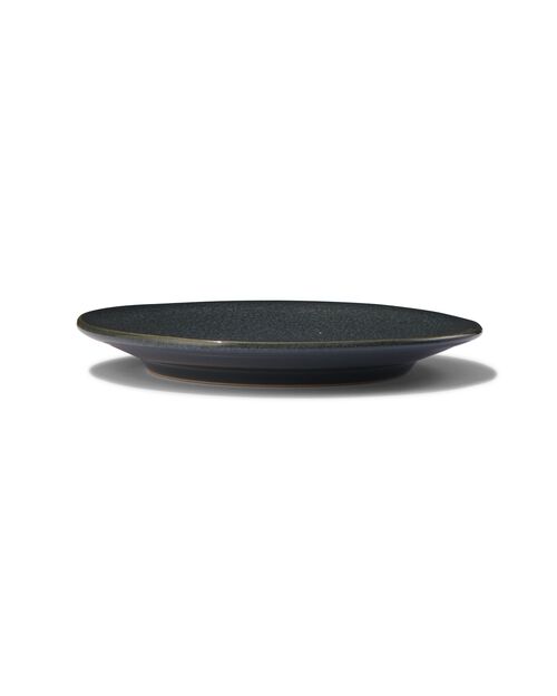 assiette à dessert - 16,5 cm - Porto émail réactif - noir