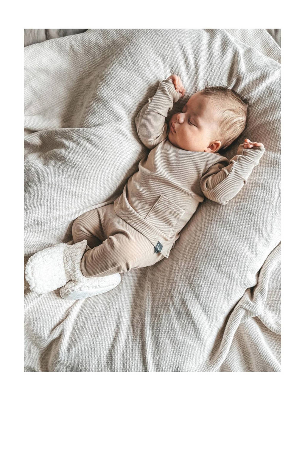 Babystyling baby broek beige