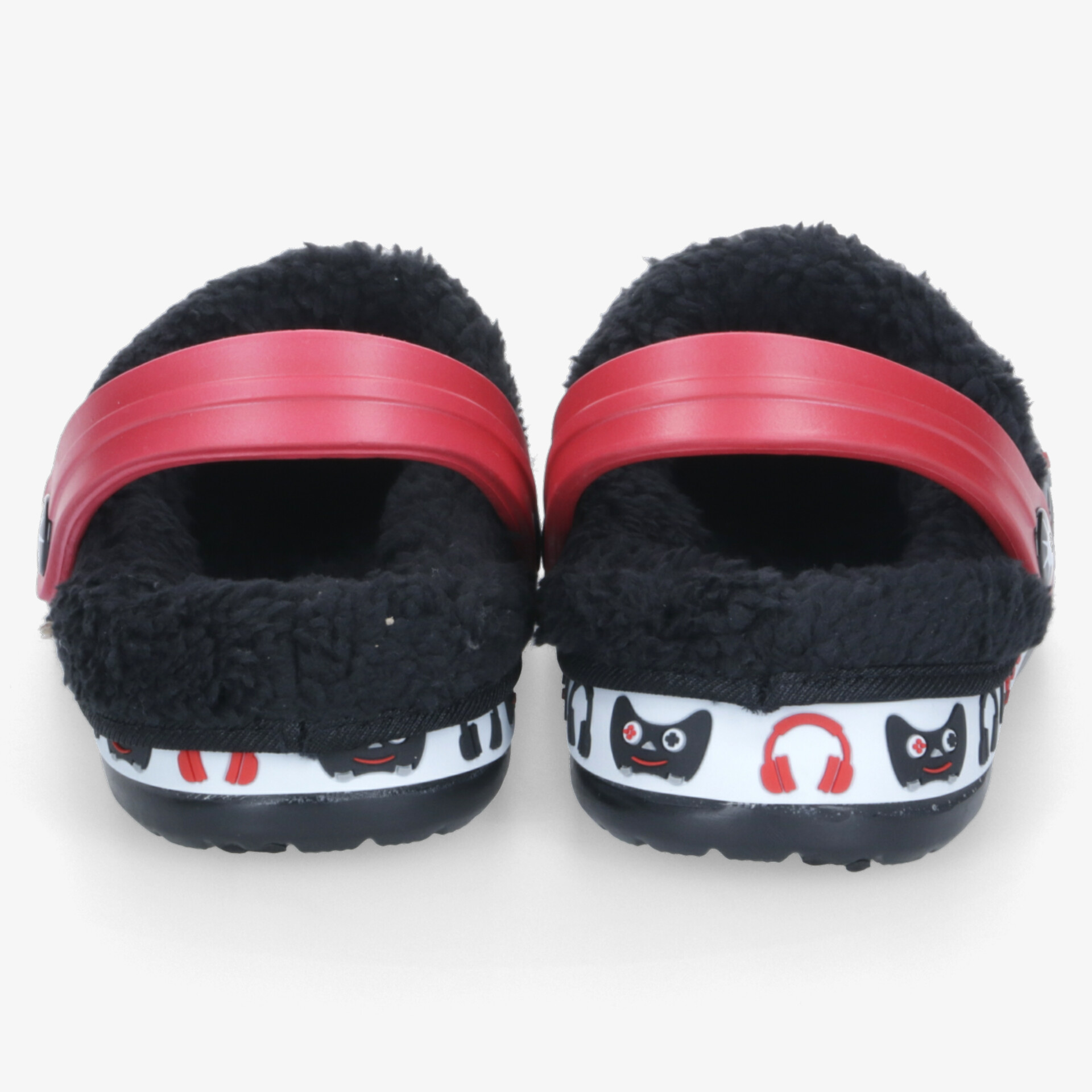 DooDogs Kinder Hausschuhe schwarz
