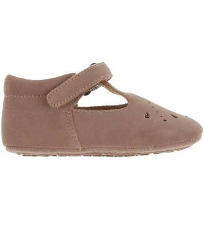 Bisgaard Ballerina Hjemmesko - Blåom - Rosa m. hulm?nster