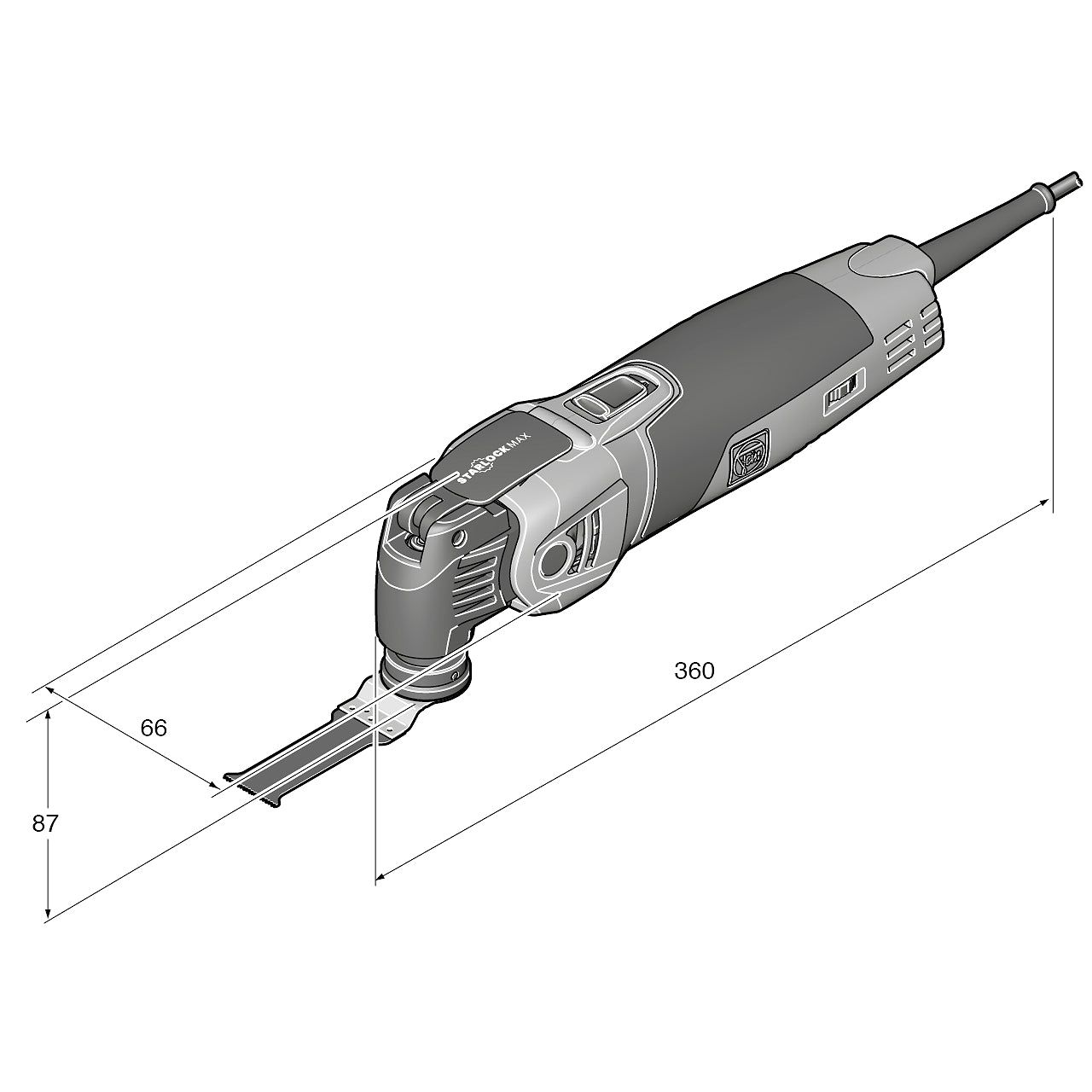 Fein Multimaster MM 700 Max Top Multitool in L-Boxx - 72296864000
