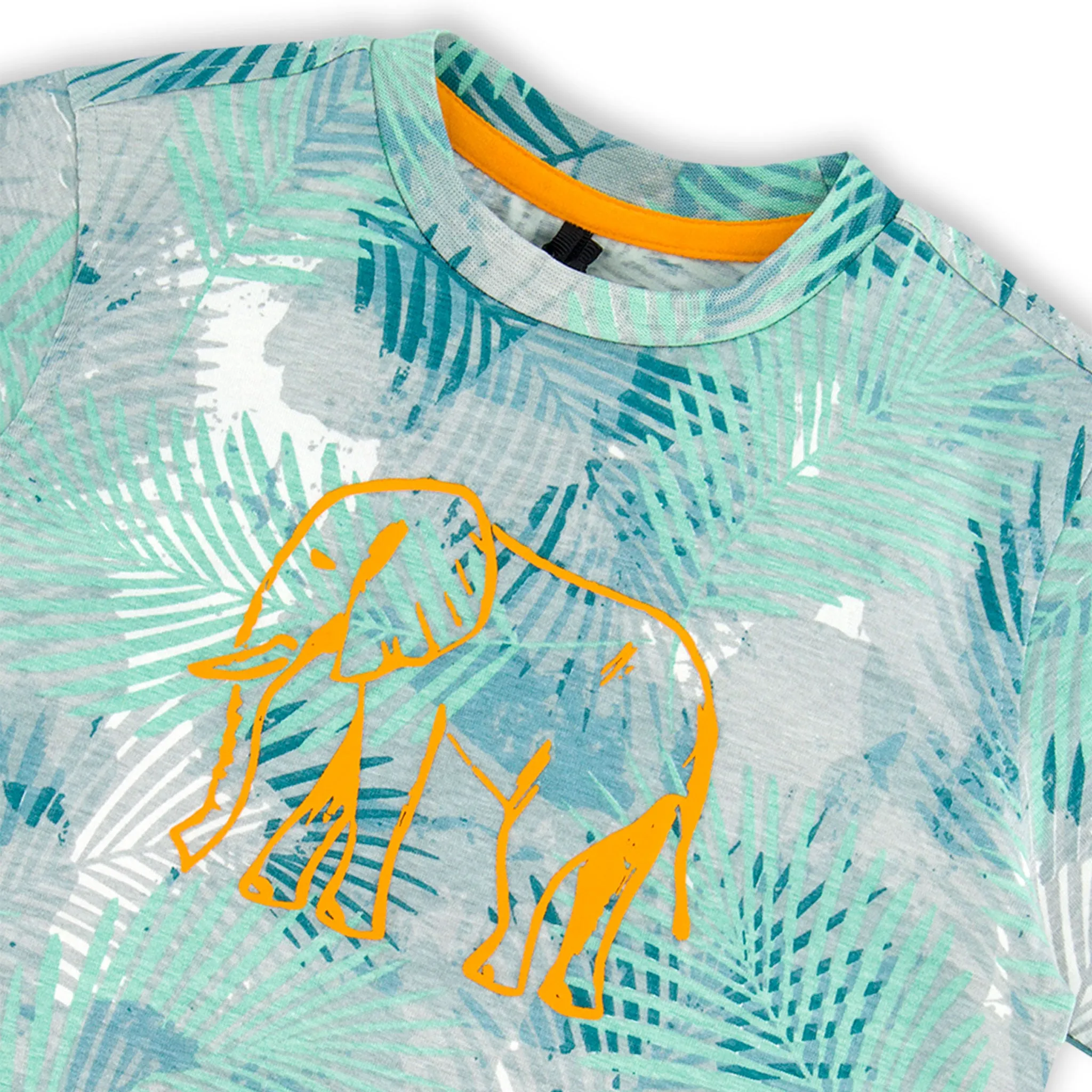 Deux par Deux T-shirt Feuillage Safari 3-6ans